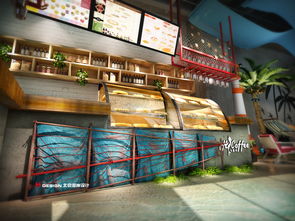 精品咖啡餐厅设计,湖南益阳嗨咖啡设计案例